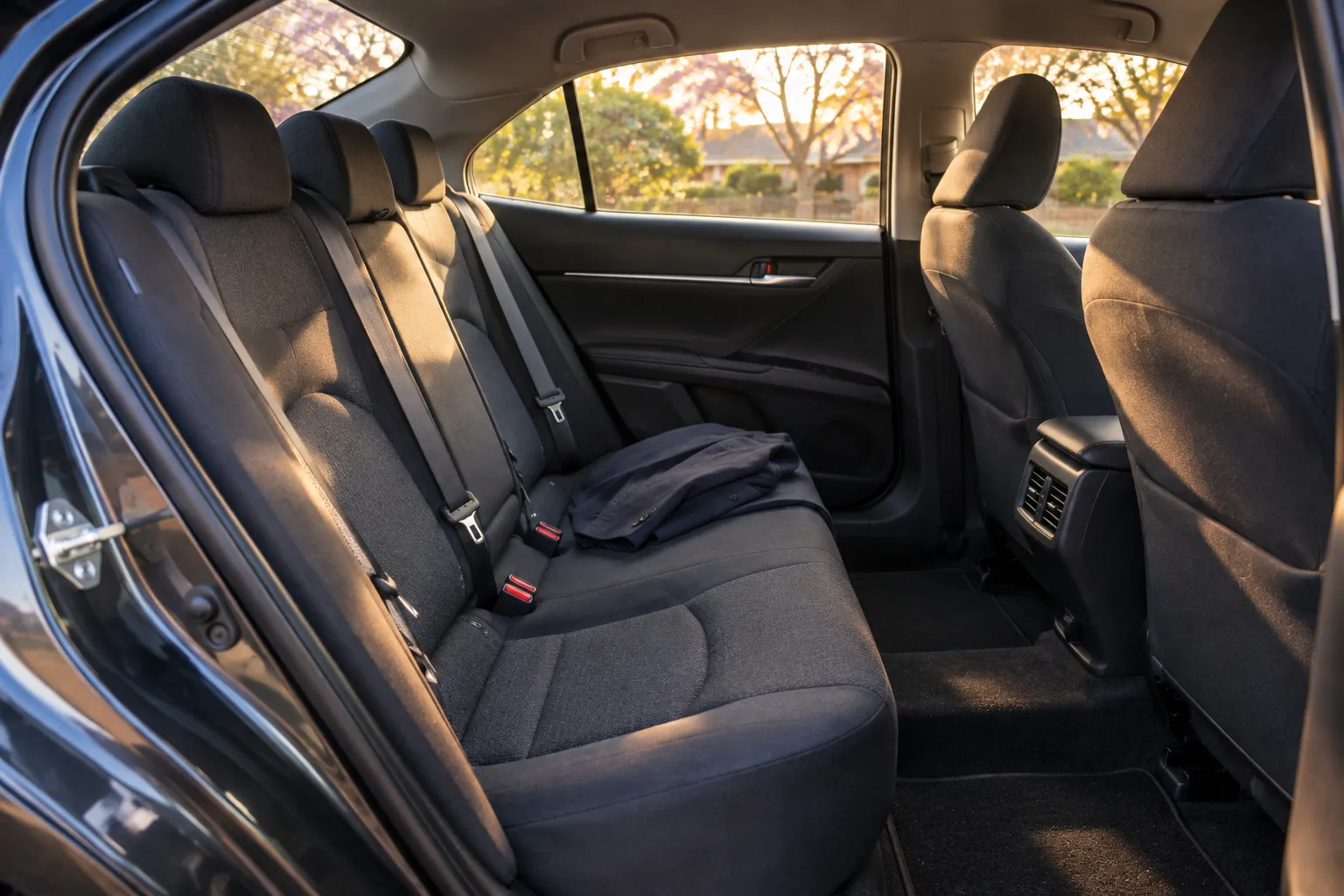 Illustrative image for Sedan airport transfers Sydney: the passenger seats inside.